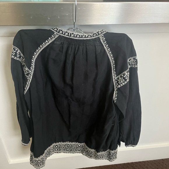 Madewell linen black size small shirt - Picture 3 of 3